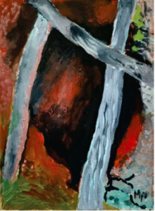 Looking down a mine shaft